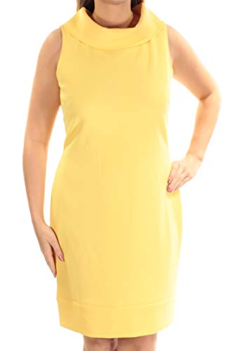 Cowl-Neck Sheath Dress