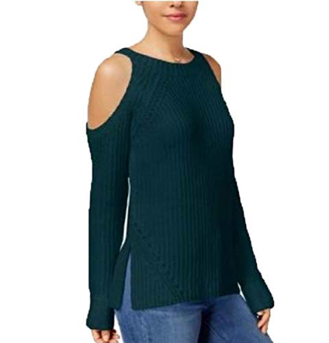 Juniors' Cold-Shoulder Sweater
