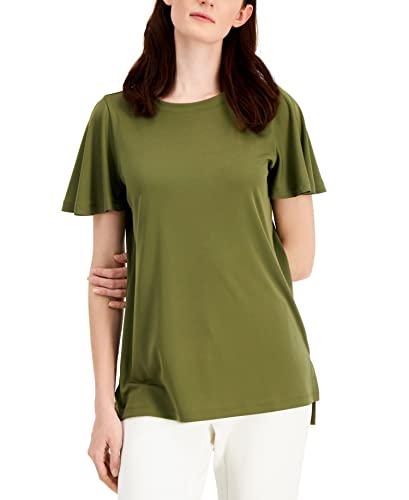 Alfani Flutter Sleeve T-Shirt