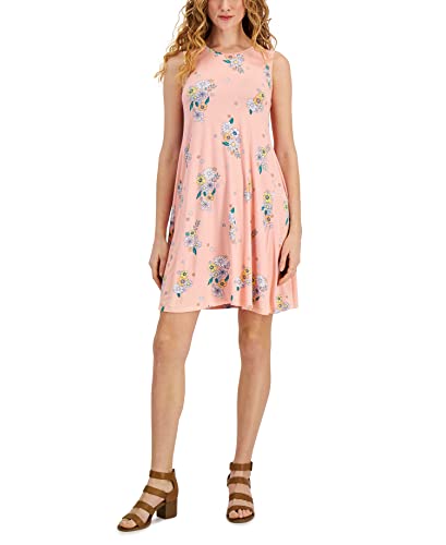 Style & Co Printed Knit Tank Dress
