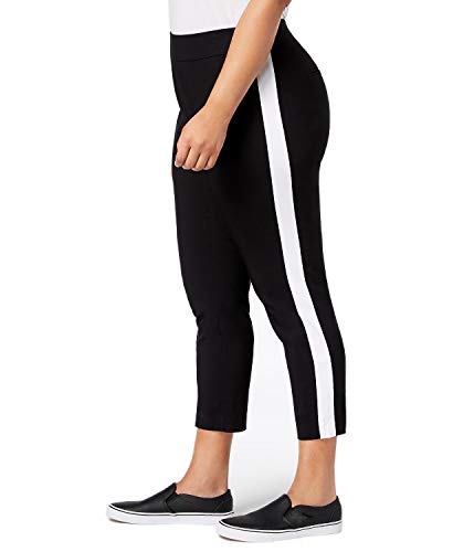 Plus Size Racing Stripe Skinny Pants