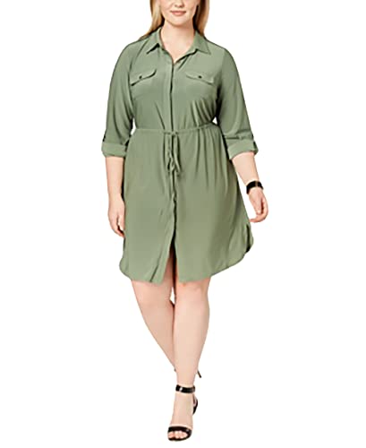 NY Collection Utility Shirtdress