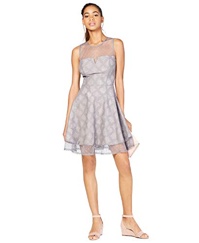City Studios Juniors Glitter Fit Flare Dress