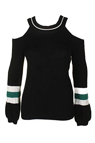 Cold Shoulder Halter Sweater