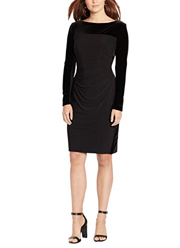 American Living Velvet Jersey Sheath Dress