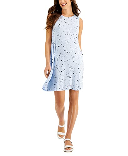 Style & Co Petite Sleeveless Printed Flip Flop Dress