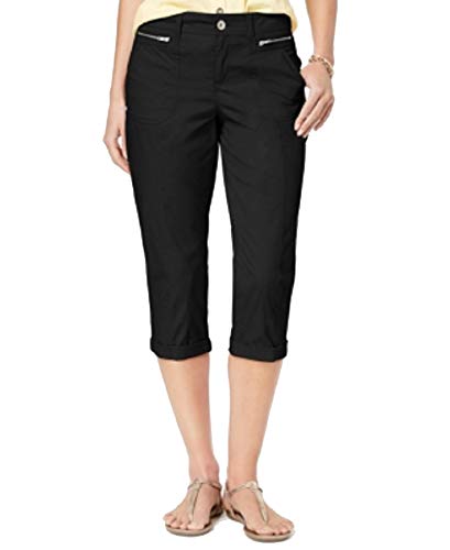 Petite Cuffed Capri Pants