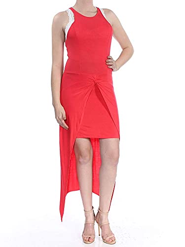 Material Girl Juniors Knot Front High Low Dress