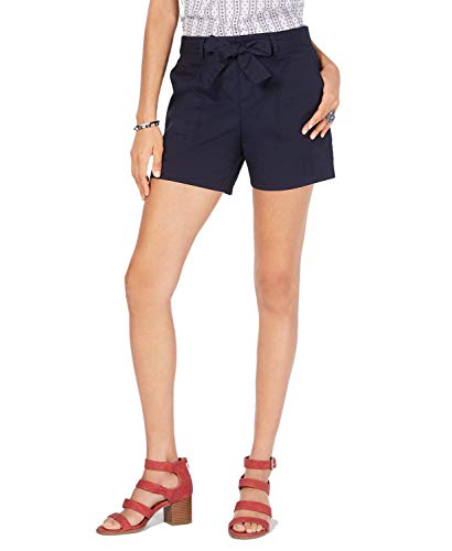 Style & Co Tie Belt Cotton Shorts