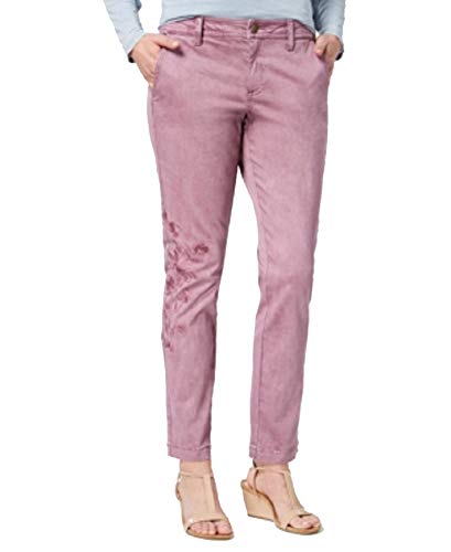 Style & Co Embroidered Skinny Pants