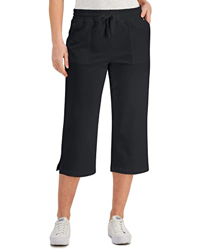 Karen Scott Drawstring Capri Pants