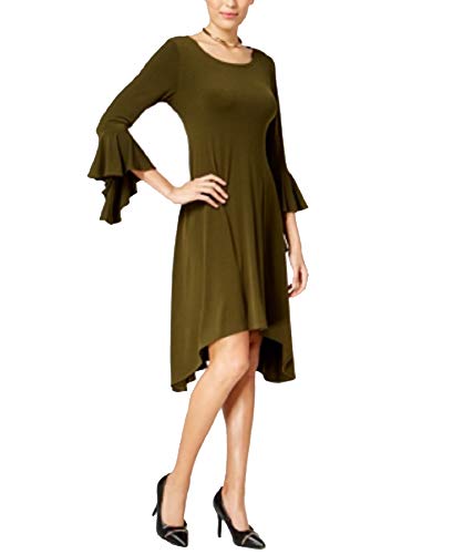 Alfani Asymmetrical Bell Sleeve Dress