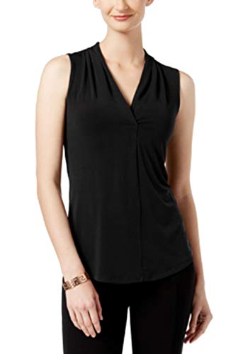 Charter Club Petite Pleated Top