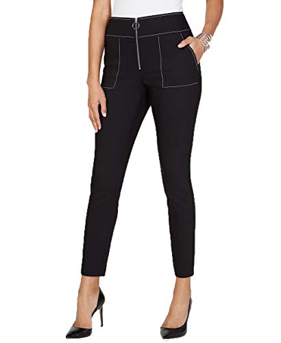 Contrast Stitch Skinny Pants