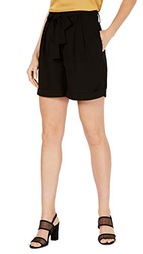 Belted Solid Shorts