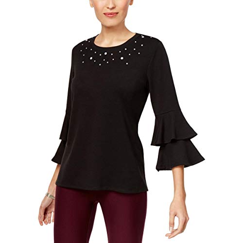 Ruffled-Sleeve Top