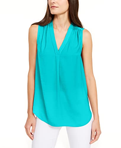 Women's Satin V-Neck Tank Top