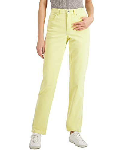 High Rise Straight-Leg Jeans