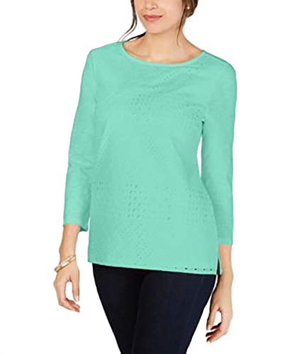 Cotton Eyelet Lace Top