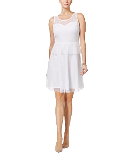 NY Collection Peplum Fit Flare Dress