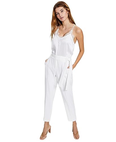 Bar III Petite Lace Trim Racerback Camisole