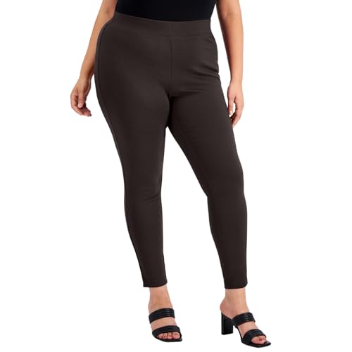 International Concepts Plus Size Skinny Pull On Ponte Pants