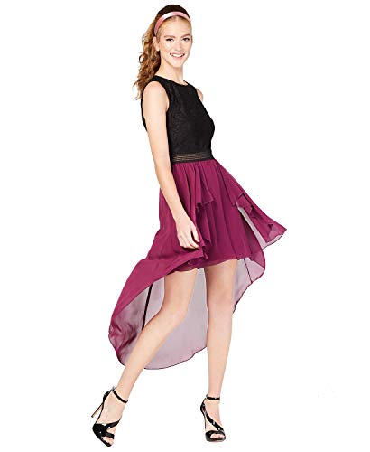 City Studios Juniors Colorblocked High Low Dress