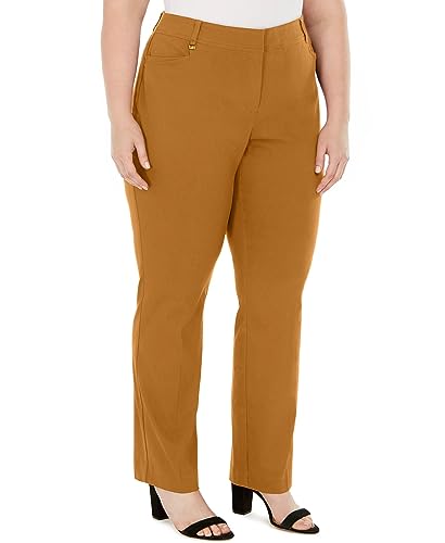 Plus & Petite Plus Size Tummy Control Curvy-Fit Pants