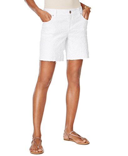 INC International Concepts Embroidered Denim Shorts