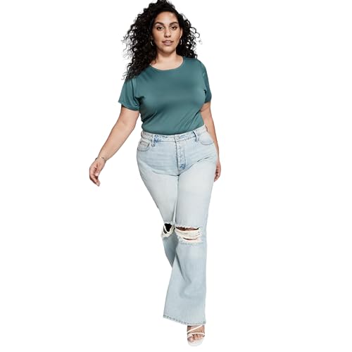 Now This Plus Size Crewneck Bodysuit