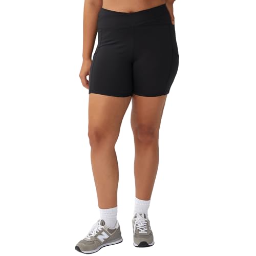 Trendy Plus Size Active Ultra Soft Pocket Bike Shorts