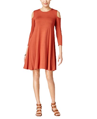 Style & Co Cold Shoulder A Line Dress