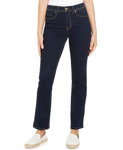 Style & Co High Rise Natural Straight Leg Jeans