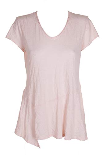 Cotton Peplum-Hem T-Shirt