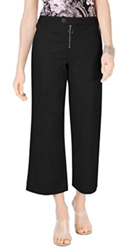 Zip Front Wide Leg Pants