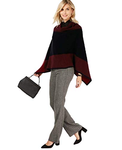 Charter Club Pure Cashmere Chevron Poncho
