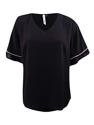 NY Collection Plus Size Ruffled Sleeve Top