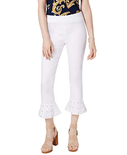 Studded Ruffle Hem Pants