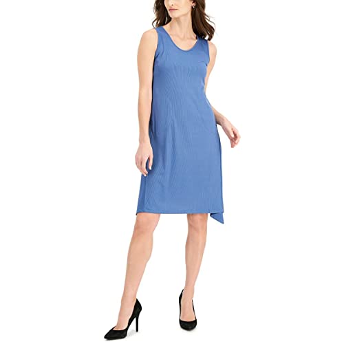 Anne Klein Ribbed Knit A Line Dress