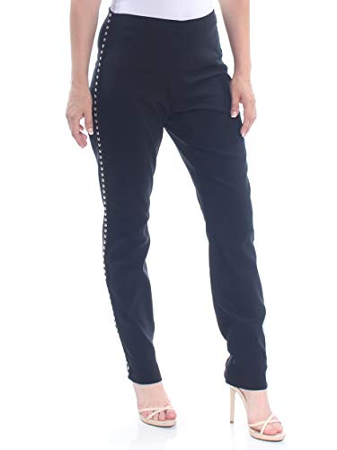 INC Curvy-Fit Studded Pull-On Skinny Pants