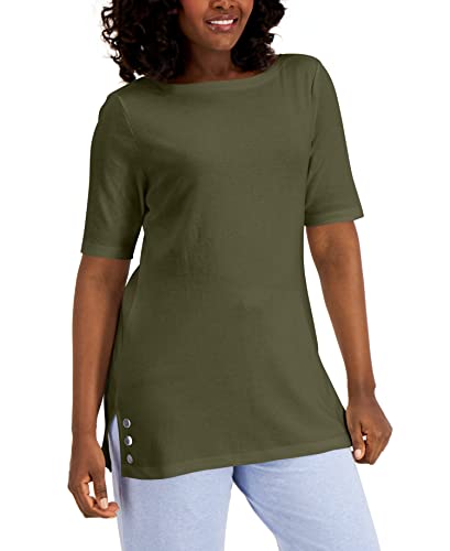 Karen Scott Embellished Tunic