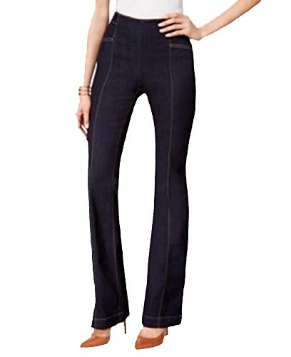 Inc International Concepts High Waist Contrast Stitching Flare Jeans
