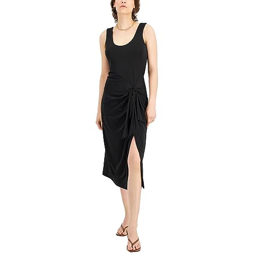 INC International Concepts Tie Front Midi Dress