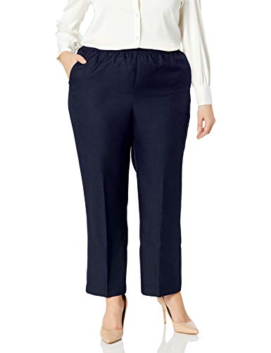 Plus Size Classic Pull-On Straight-Leg Average Length Pants