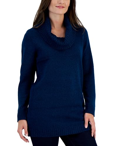 Karen Scott Petite Cowl Neck Tunic