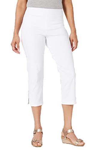 Petite Embellished-Hem Capris