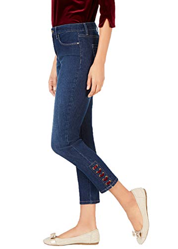 Charter Club Lace Up Hem Jeans