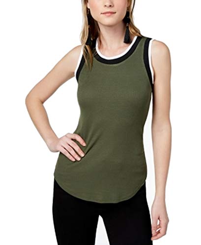 Ribbed Varsity Tank Top
