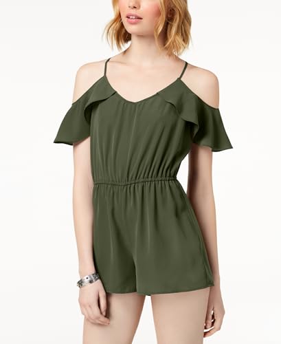 Be Bop Juniors Flutter Sleeved Cold Shoulder Romper