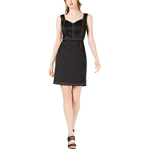 Bar III Stitched Bodice Sheath Dress